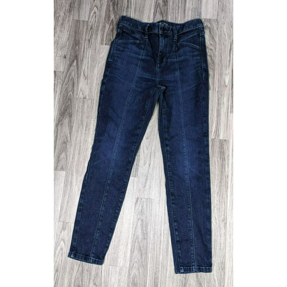 Simply Vera Vera Wang Womens Size 4 Skinny Ankle Dark Wash Denim Blue Jeans